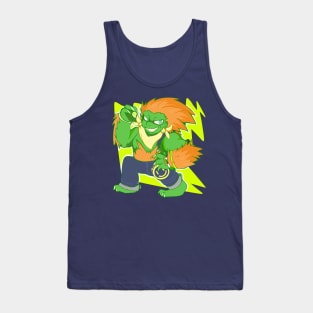 Chibi Fighter: Blanka Tank Top